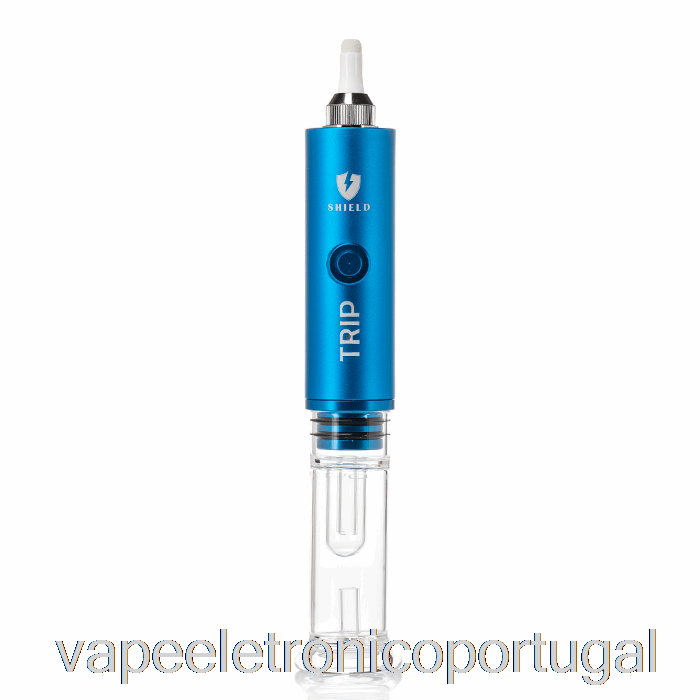 Vape Eletronico Shield Trip Kit Vaporizador Portátil Azul